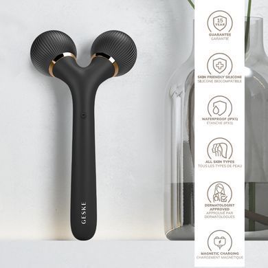Електронний ультразвуковий ролик для обличчя та тіла GESKE Sonic Facial&Body Roller 4в1 gray HB0030 фото Купити Електронний ультразвуковий ролик для обличчя та тіла GESKE Sonic Facial&Body Roller 4в1 gray  GESKE 1 699 грн