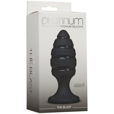 Анальний плаг зі спіральним каналом Doc Johnson Platinum Premium Silicone &mdash; The Blast &mdash; Black SO4922 фото Купити Анальний плаг зі спіральним каналом Doc Johnson Platinum Premium Silicone &mdash; The Blast &mdash; Black  Doc Johnson  2 022 грн