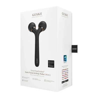 Электронный ультразвуковой ролик для лица и тела GESKE Sonic Facial&Body Roller 4в1 gray HB0030 фото Купить Электронный ультразвуковой ролик для лица и тела GESKE Sonic Facial&Body Roller 4в1 gray  GESKE 2 369 грн