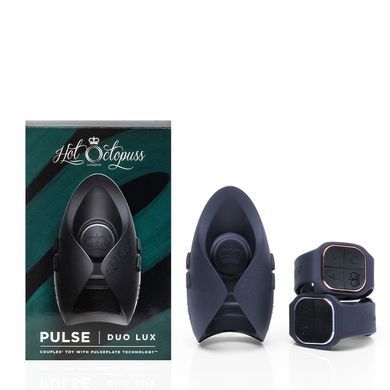 Іграшка для пар Hot Octopuss PULSE DUO LUX, пульсація+вібрація, використання без рук, 2 пульти SO8730 фото Купити Іграшка для пар Hot Octopuss PULSE DUO LUX, пульсація+вібрація, використання без рук, 2 пульти  Hot Octopuss (Великобританія) 8 223 грн