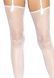 Чулки Leg Avenue Daisy Dot Fishnet Stockings One Size White SX2745 фото 2
