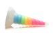 Фэнтезийный фаллоимитатор Creature Cocks Luminescent Rainbow Silicone Dildo, светится в темноте, 19,6 см SX2222 фото 2