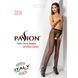 Сетчатые колготки-бодистокинги Passion S019 One Size, Black, имитация трусиков, открытый доступ &mdash; фото 7