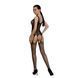 Бодистокинг Passion ECO BS007 black, с доступом, силуэтный рисунок, имитация подвязок SO7079 фото 2