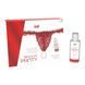 Набор Intt BRAZILIAN PANTY RED: трусики на резинке S-XL с жемчужным кольцом + клубничный лубрикант SO7128 фото 1