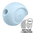 Вакуумний кліторальний стимулятор із вібрацією Satisfyer Sugar Rush Blue SO6072 фото Купити Вакуумний кліторальний стимулятор із вібрацією Satisfyer Sugar Rush Blue  Satisfyer  1 266 грн