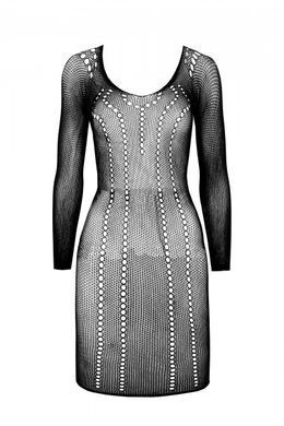 Напівпрозора мінісукня Passion BS101 One Size, black, рукави-мітенки SO8944 фото Купити Напівпрозора мінісукня Passion BS101 One Size, black, рукави-мітенки  Passion (Польща) 803 грн