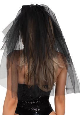 Фата невесты Leg Avenue Tiered bridal veil O/S Black SX2796 фото Купить   Leg Avenue (США) 849 грн