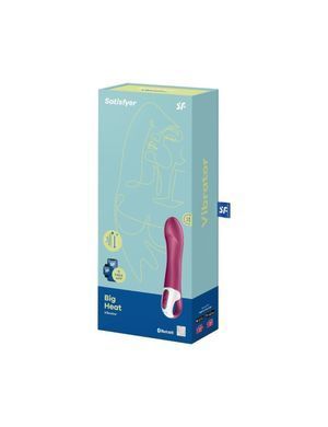Смарт вібратор точки G Satisfyer Big Heat з функцією підігріву SO6107 фото Купити Смарт вібратор точки G Satisfyer Big Heat з функцією підігріву  Satisfyer  2 252 грн