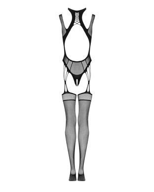 Ажурний бодістокінг з отворами Obsessive Bodystocking G327 black S/M/L, комбінезон, з доступом SO7248 фото Купити Ажурний бодістокінг з отворами Obsessive Bodystocking G327 black S/M/L, комбінезон, з доступом  Obsessive (Польща) 1 477 грн