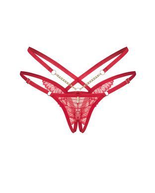 Трусики Obsessive Matildea crotchless thong S/M SX3616 фото Купити Трусики Obsessive Matildea crotchless thong S/M  Obsessive (Польща) 839 грн