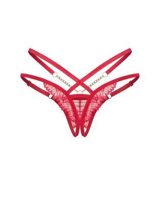 Трусики Obsessive Matildea crotchless thong S/M SX3616 фото Купити Трусики Obsessive Matildea crotchless thong S/M  Obsessive (Польща) 839 грн