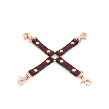 Кожаная крестовина Liebe Seele Wine Red Hogtie SO9459 фото Купить   Liebe Seele (Японія) 1 173 грн