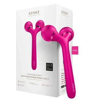 Электронный ультразвуковой ролик для лица и тела GESKE Sonic Facial&Body Roller 4в1 magenta HB0031 фото Купить Электронный ультразвуковой ролик для лица и тела GESKE Sonic Facial&Body Roller 4в1 magenta  GESKE 2 369 грн