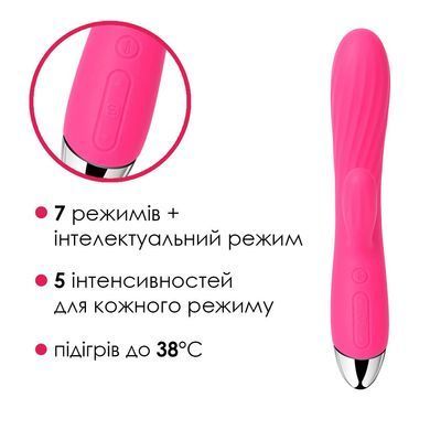 Інтелектуальний вібратор-кролик із підігрівом Svakom Angel Plum Red SO4848 фото Купити Інтелектуальний вібратор-кролик із підігрівом Svakom Angel Plum Red  Svakom (США) 3 658 грн