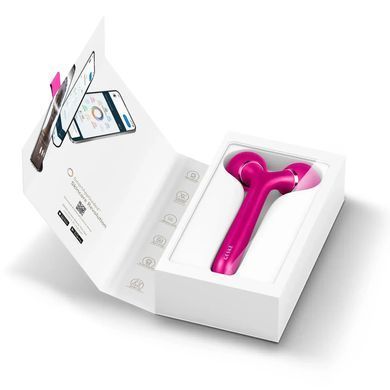 Електронний ультразвуковий ролик для обличчя та тіла GESKE Sonic Facial&Body Roller 4в1 magenta GESKE  &mdash; фото