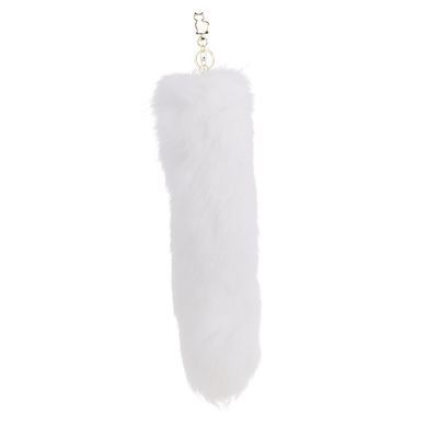 Металлическая анальная пробка Лисий хвост LOCKINK SEVANDA White Fox-Tail Anal Pear-shape Plug SX0865 фото Купить   LOCKINK (Китай) 2 494 грн
