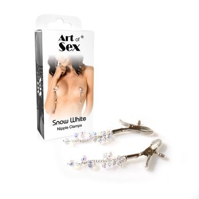 Зажимы для сосков Art of Sex Snow White SX2362 фото Купить   Art of Sex  526 грн