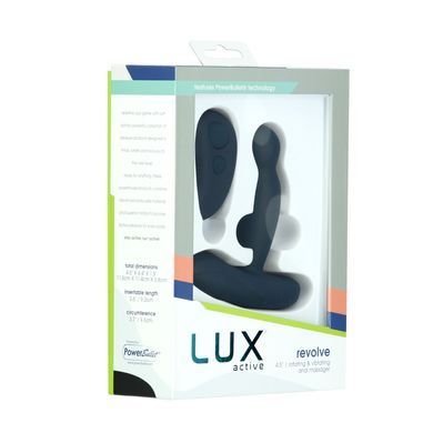 Массажер простаты с ротацией и вибрацией Lux Active Revolve, пульт ДУ SO6835 фото Купить   Lux Active (Канада) 3 917 грн