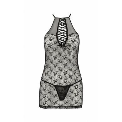 Напівпрозора сорочка Passion AZALIA CHEMISE L/XL, black SO4134 фото Купити Напівпрозора сорочка Passion AZALIA CHEMISE L/XL, black  Passion (Польща) 1 690 грн