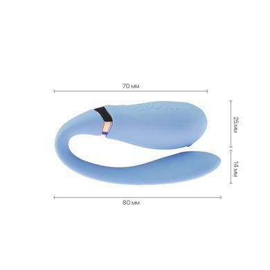 Смартвібратор для пар Zalo &mdash; Fanfan Royal Blue SO6668 фото Купити Смартвібратор для пар Zalo &mdash; Fanfan Royal Blue  Zalo  5 694 грн