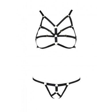 Комплект білизни зі стреп Passion Exclusive ARMANDA SET L/XL, black SO6374 фото Купити Комплект білизни зі стреп Passion Exclusive ARMANDA SET L/XL, black  Passion (Польща) 1 995 грн