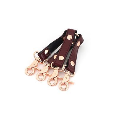 Кожаная крестовина Liebe Seele Wine Red Hogtie SO9459 фото Купить   Liebe Seele (Японія) 1 173 грн