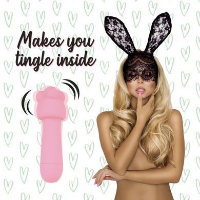 Мінівібратор FeelzToys Mister Bunny Pink з двома насадками SO4437 фото Купити Мінівібратор FeelzToys Mister Bunny Pink з двома насадками  FeelzToys (Нідерланди) 1 053 грн