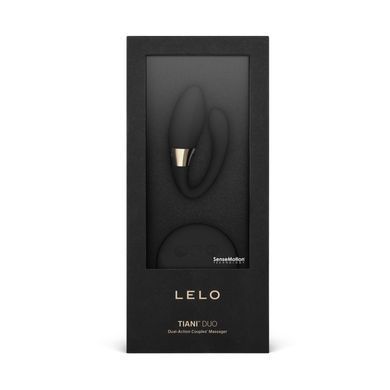 Вібратор для пар LELO Tiani Duo Black, 2 мотори, пульт ДК SO8117 фото Купити Вібратор для пар LELO Tiani Duo Black, 2 мотори, пульт ДК  Lelo (Швеція) 10 339 грн