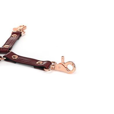 Кожаная крестовина Liebe Seele Wine Red Hogtie SO9459 фото Купить   Liebe Seele (Японія) 1 173 грн