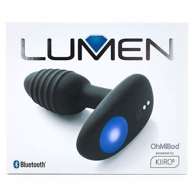 Интерактивная анальная пробка OhMiBod Lumen powered by KIIROO SO5224 фото Купить   Kiiroo (Нідерланди) 2 586 грн