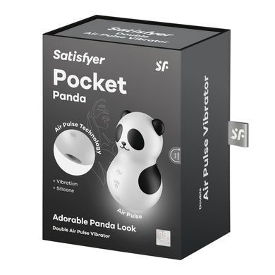 Вакуумний стимулятор з вібрацією Satisfyer Pocket Panda, 12 режимів вібрації, 11 рівнів вакууму SX2176 фото Купити Вакуумний стимулятор з вібрацією Satisfyer Pocket Panda, 12 режимів вібрації, 11 рівнів вакууму  Satisfyer (Німеччина) 1 903 грн