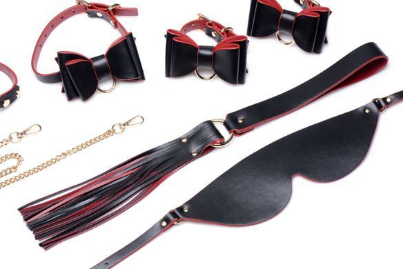 Набор БДСМ с дорожной сумкой Master Series: Bow &mdash; Luxury BDSM Set With Travel Bag, 11 предметов SO8796 фото Купить   Master Series (США) 5 746 грн