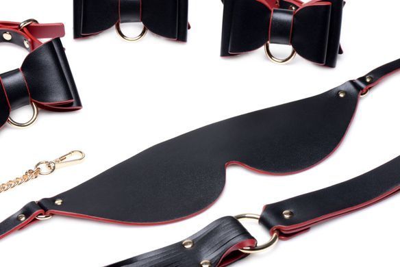 Набор БДСМ с дорожной сумкой Master Series: Bow &mdash; Luxury BDSM Set With Travel Bag, 11 предметов SO8796 фото Купить   Master Series (США) 5 746 грн