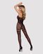 (SALE) Бодистокинг Obsessive Bodystocking F213 S/M/L, имитация кружевного боди и резинки для чулок SO7222 фото 4