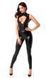 Комбінезон Noir Handmade F342 Powerwetlook and lace overall - XL