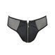 Чоловічі сліпи на блискавці Passion 042 SLIP TIMMY L/XL Black, екошкіра, сітка SO7597 фото 5