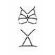 Бюстгальтер-стрепы Passion Exclusive ARMANDA BRA L/XL, black PS26801 фото 5