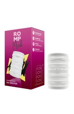 М&rsquo;який мастурбатор Romp Mosh Transparent, двосторонній, наскрізний, для пар та мінету SO8732 фото Купити М&rsquo;який мастурбатор Romp Mosh Transparent, двосторонній, наскрізний, для пар та мінету  Romp (Німеччина) 341 грн