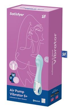 Смарт-вібратор точки G Satisfyer Air Pump Vibrator 5+, надувається SO6719 фото Купити Смарт-вібратор точки G Satisfyer Air Pump Vibrator 5+, надувається  Satisfyer  2 286 грн
