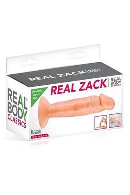 Фаллоимитатор Real Body - Real Zack Flesh, TPE, диаметр 3,7см SO2217 фото Купить   Real Body (Франція) 628 грн