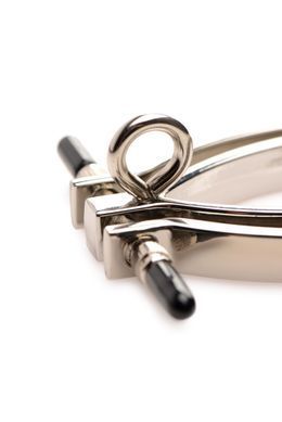 Затискач для статевих губ Master Series: Pussy Tugger Adjustable Vagina Clamp with Chain SO8797 фото Купити Затискач для статевих губ Master Series: Pussy Tugger Adjustable Vagina Clamp with Chain  Master Series (США) 3 787 грн