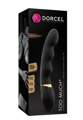 Вибратор ультрастимулирующий Dorcel Too Much Rechargeable Black, гибкий и мощный, 3 вибромотора SO3088 фото Купить   Dorcel (Франція) 3 593 грн