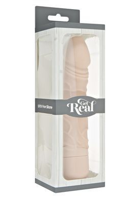 Реалістичний вібратор із 7 режимами вібрації ToyJoy Classic Original, бежевий, 20 &times; 4 см TOY JOY &mdash; фото