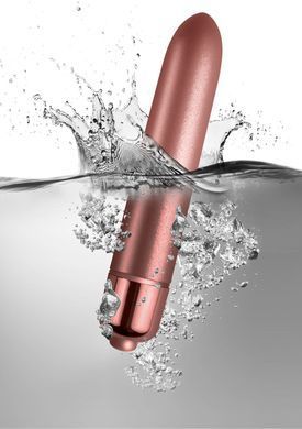 Вибропуля Rocks Off RO-90mm Touch of Velvet Rose Blush матовая, 10 режимов работы, на батарейке SO2037 фото Купить   Rocks Off (Великобританія) 729 грн