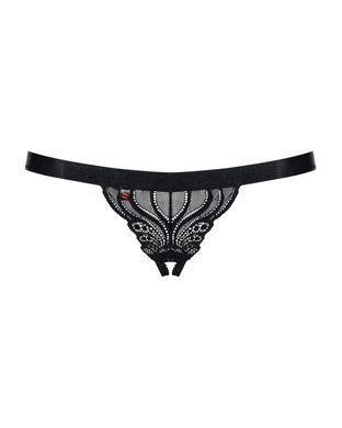 Мереживні танги з доступом Obsessive 828-THC-1 crotchless thong S/M, чорні SO7173 фото Купити Мереживні танги з доступом Obsessive 828-THC-1 crotchless thong S/M, чорні  Obsessive (Польща) 664 грн
