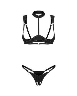 Комплект Obsessive Roccele 2-pcs crotchless set S/M SX3617 фото Купити Комплект Obsessive Roccele 2-pcs crotchless set S/M  Obsessive (Польща) 3 799 грн