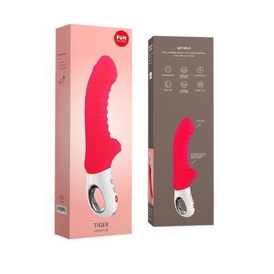 Вібратор для точки G Fun Factory TIGER india red (м'яте паковання!!!) SX0939-R фото Купити Вібратор для точки G Fun Factory TIGER india red (м'яте паковання!!!)   2 879 грн