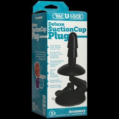 Крепление для душа с присоской Doc Johnson Vac-U-Lock - Deluxe Suction Cup Plug для игрушек SO1984 фото Купить   Doc Johnson (США) 1 293 грн