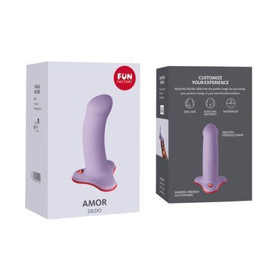 Фаллоимитатор Fun Factory AMOR, сиреневый, длина 14,6 см, диаметр 3,7 см, изогнутый SX0981 фото Купить   Fun Factory (Німеччина) 1 662 грн